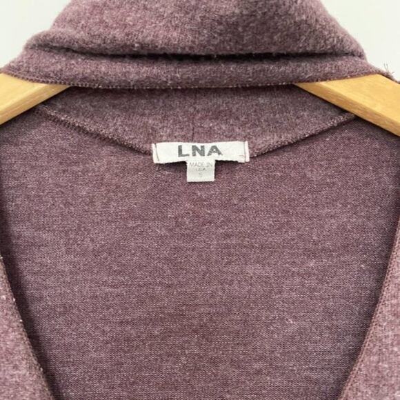 LNA Detached Purple Turtleneck Sweater Size Small - Picture 4 of 6